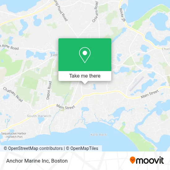 Anchor Marine Inc map