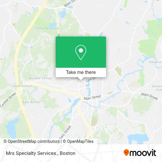 Mrs Specialty Services. map