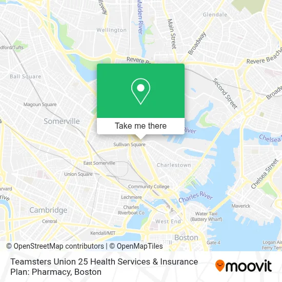 Teamsters Union 25 Health Services & Insurance Plan: Pharmacy map