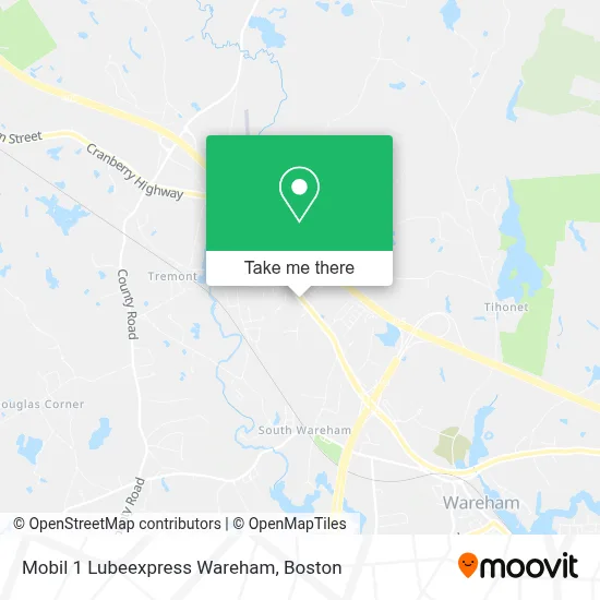 Mobil 1 Lubeexpress Wareham map