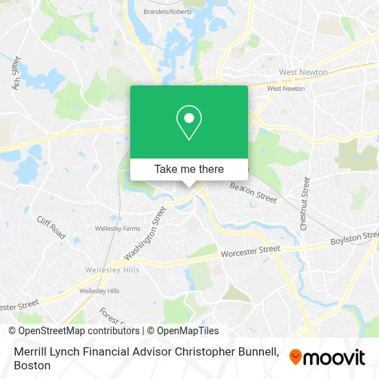 Merrill Lynch Financial Advisor Christopher Bunnell map