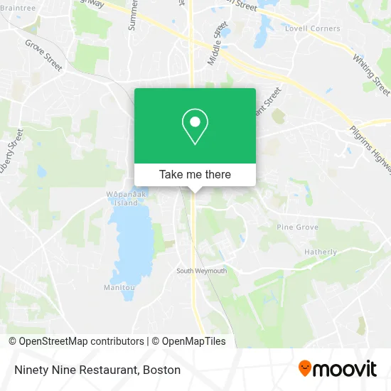Ninety Nine Restaurant map