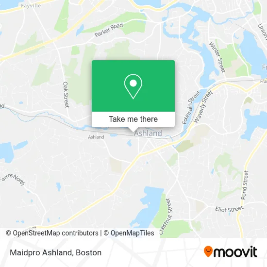 Maidpro Ashland map