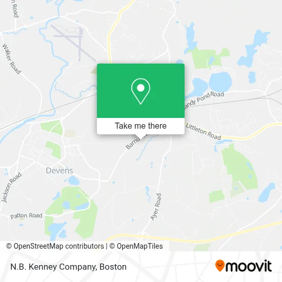 N.B. Kenney Company map