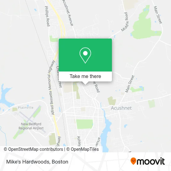 Mike's Hardwoods map