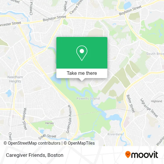Caregiver Friends map