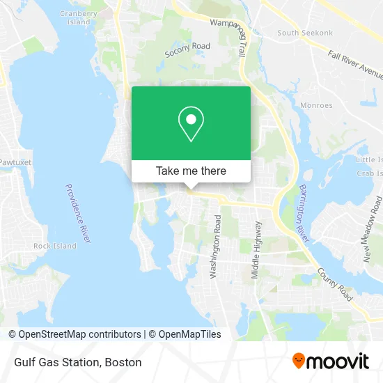 Gulf Gas Station map