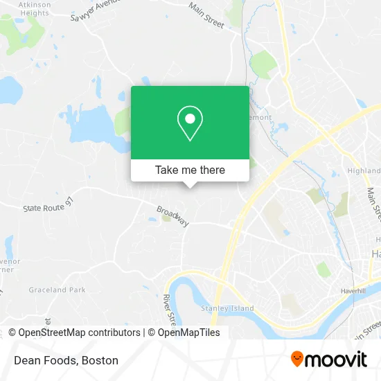 Dean Foods map