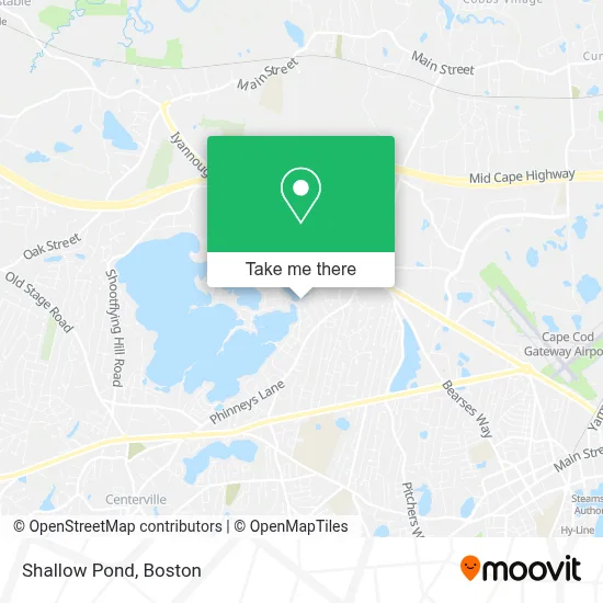 Shallow Pond map