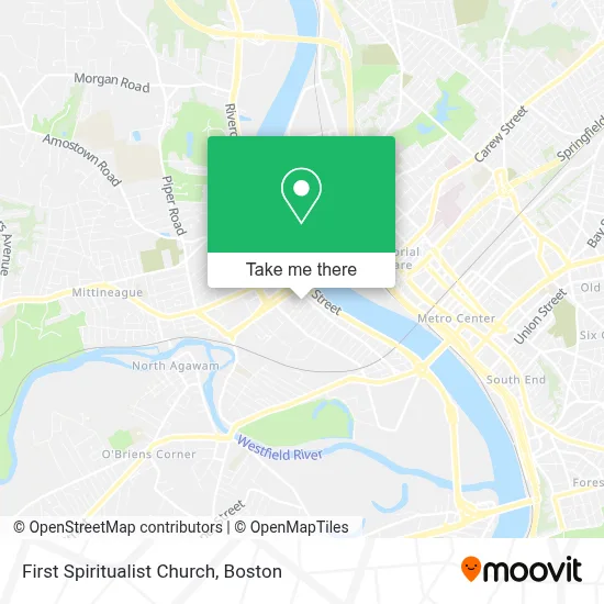 First Spiritualist Church map