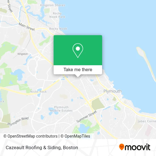 Cazeault Roofing & Siding map