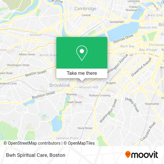 Bwh Spiritual Care map