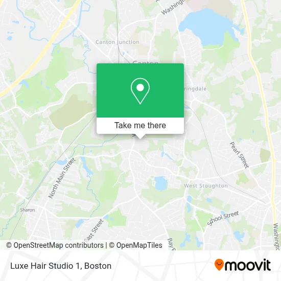 Luxe Hair Studio 1 map