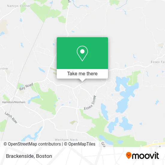 Brackenside map