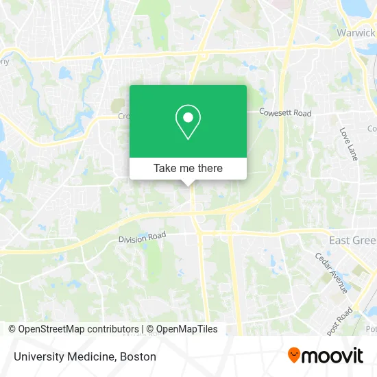 University Medicine map