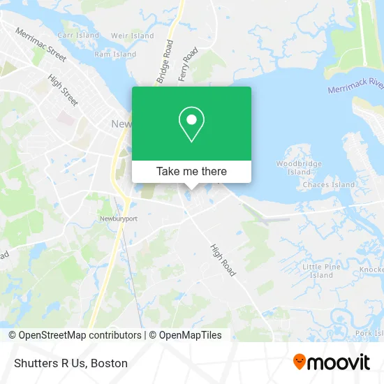 Shutters R Us map