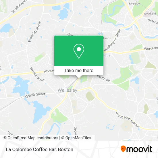 La Colombe Coffee Bar map