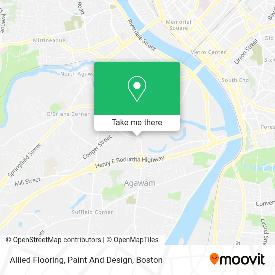 Allied Flooring, Paint And Design map