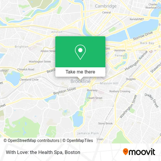 With Love: the Health Spa map