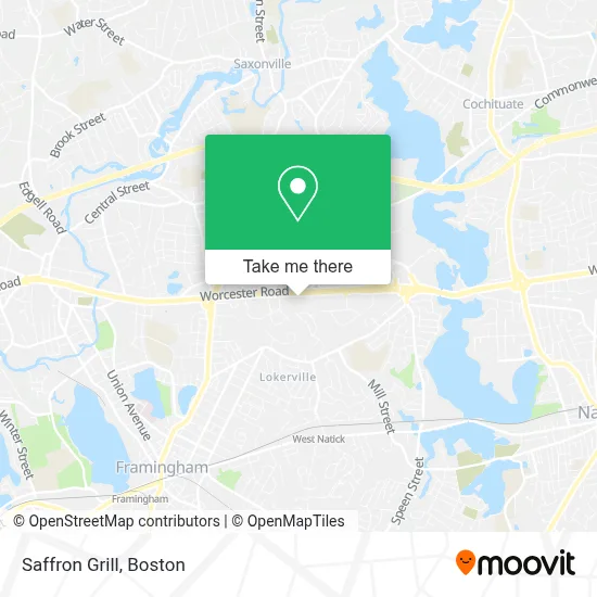 Saffron Grill map