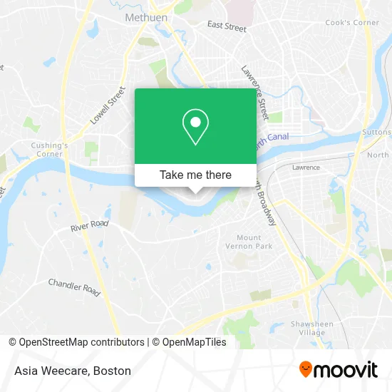 Asia Weecare map