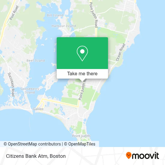 Citizens Bank Atm map