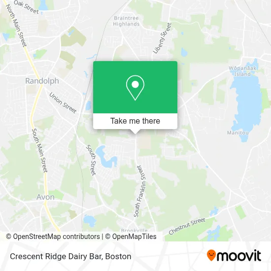 Crescent Ridge Dairy Bar map