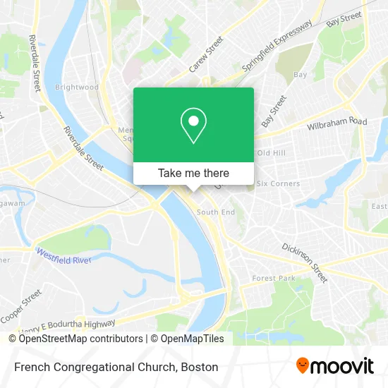 French Congregational Church map