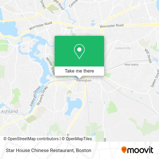 Star House Chinese Restaurant map