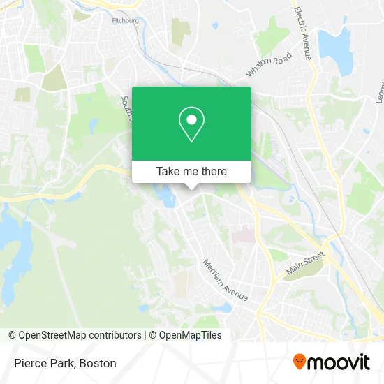 Pierce Park map