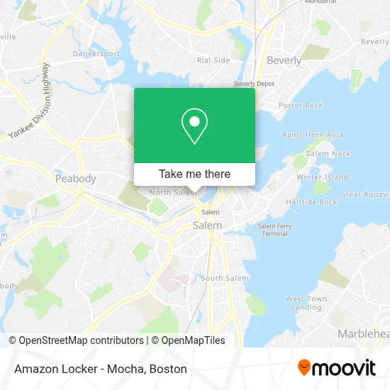 Amazon Locker - Mocha map