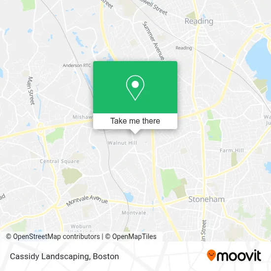 Cassidy Landscaping map