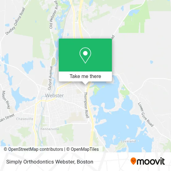 Simply Orthodontics Webster map