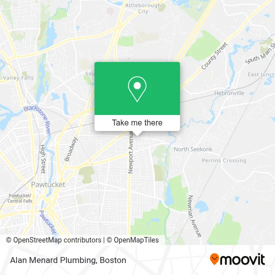 Alan Menard Plumbing map