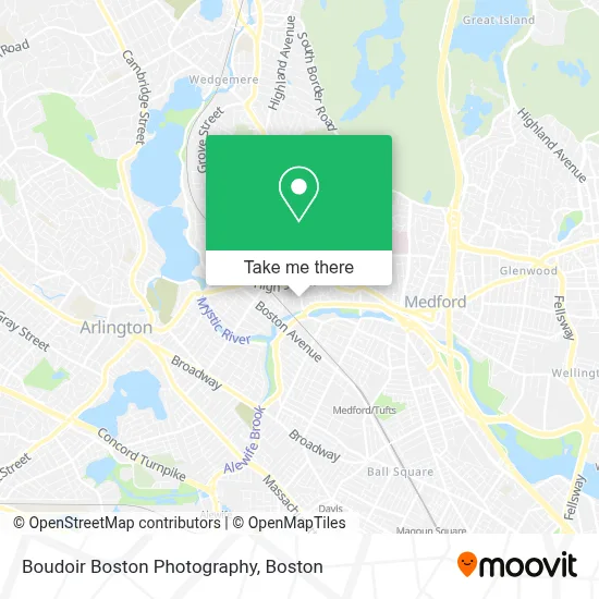 Boudoir Boston Photography map