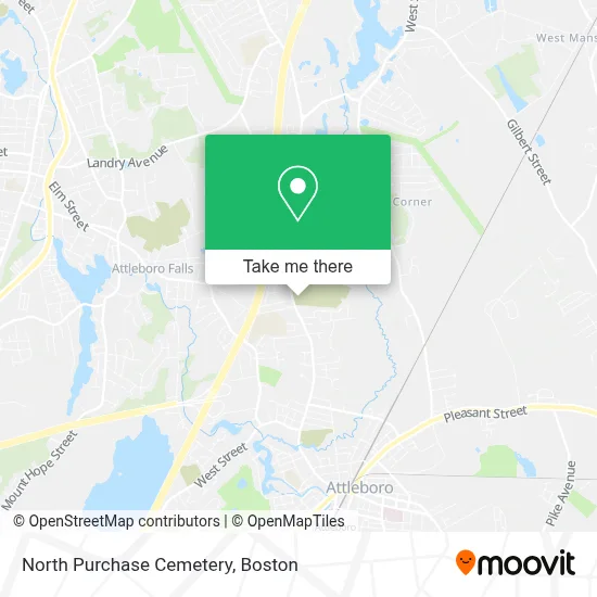 North Purchase Cemetery map