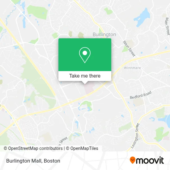 Burlington Mall map