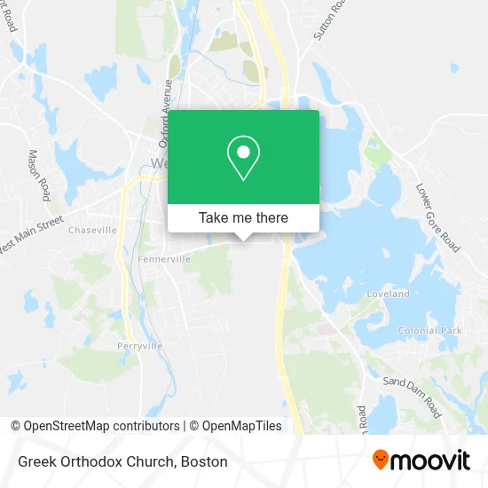 Greek Orthodox Church map