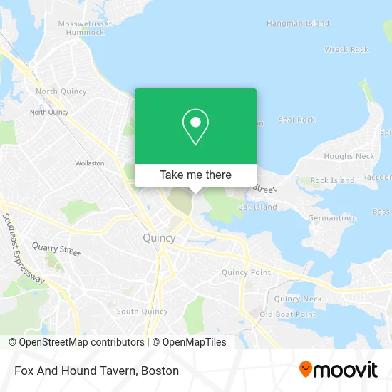 Fox And Hound Tavern map