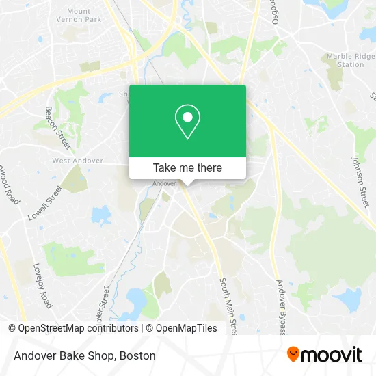 Andover Bake Shop map