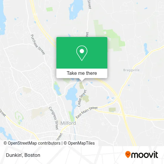 Dunkin' map