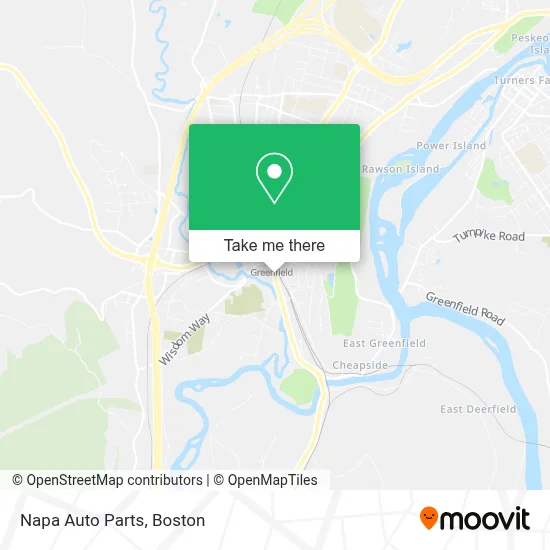 Napa Auto Parts map