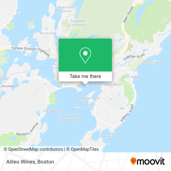 Alileo Wines map
