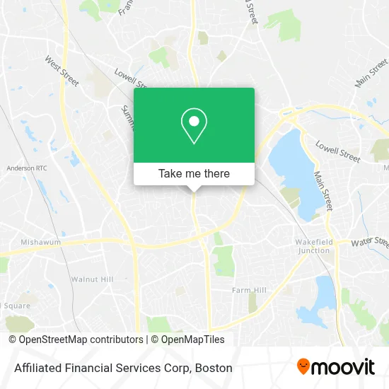 Affiliated Financial Services Corp map