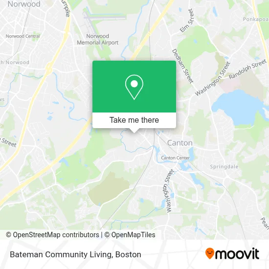Bateman Community Living map