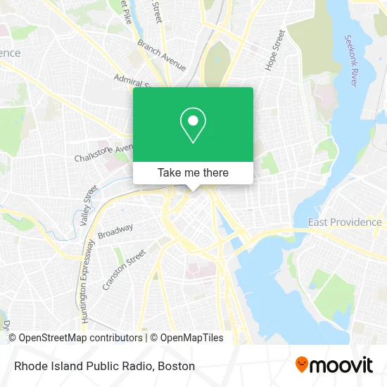 Rhode Island Public Radio map