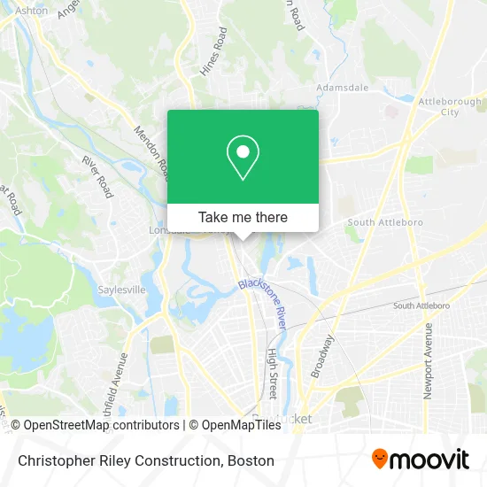 Christopher Riley Construction map