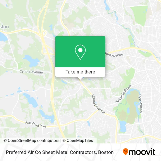 Preferred Air Co Sheet Metal Contractors map