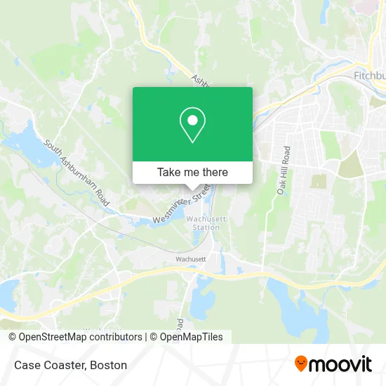 Case Coaster map