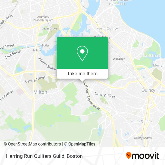 Herring Run Quilters Guild map